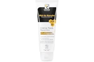 Comptoirs et Compagnies - Crème Pieds Réparatrice au Miel de Manuka IAA15+ - Répare Nourrit - Pieds secs - Certifié Cosmos Natural - 75ml