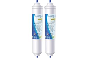 EVERSPRING RWF0300A filtr wody do lodówki zamiennej do Samsung DA29-10105J DA29-10105J HAFEX/EXP, DA99-02131B, WSF-100, EF9603, HAIER LG, 2 sztuki