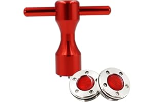 LEZHISNUG Lot de 2 poids personnalisés 20 g + clé rouge pour putter Titleist Scotty Cameron, rouge