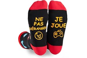 FLYWIND Chaussettes Humoristiques Homme 43-46 Cadeau Homme Chaussette Fantaisie Humour Rigolo Drôle Cadeau Anniversaire Noël Papa
