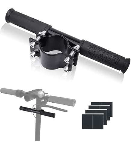 Guidon Trottinette Freestyle Striker Essence V3 - Aluminium 670 Mm, Noir, Oversized 34.9 Mm