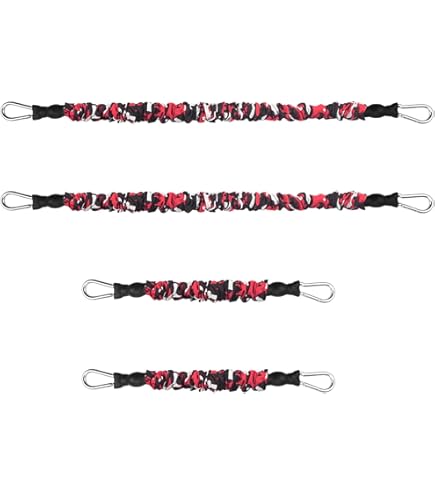 DASKING Set Palestra Casa Con Barra E Fasce Di Resistenza - Attrezzo Portatile Per Allenamento Completo