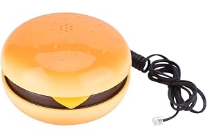 Emulational hamburger Telefon, intressant fast telefon för heminredning, hemtelefonsladdad telefon present till vänner eller familj