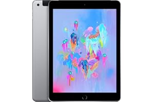 Apple iPad 2018 (9.7 pollici, Wi-Fi, Cellulare, 128GB) - Grigio Siderale (Ricondizionato)