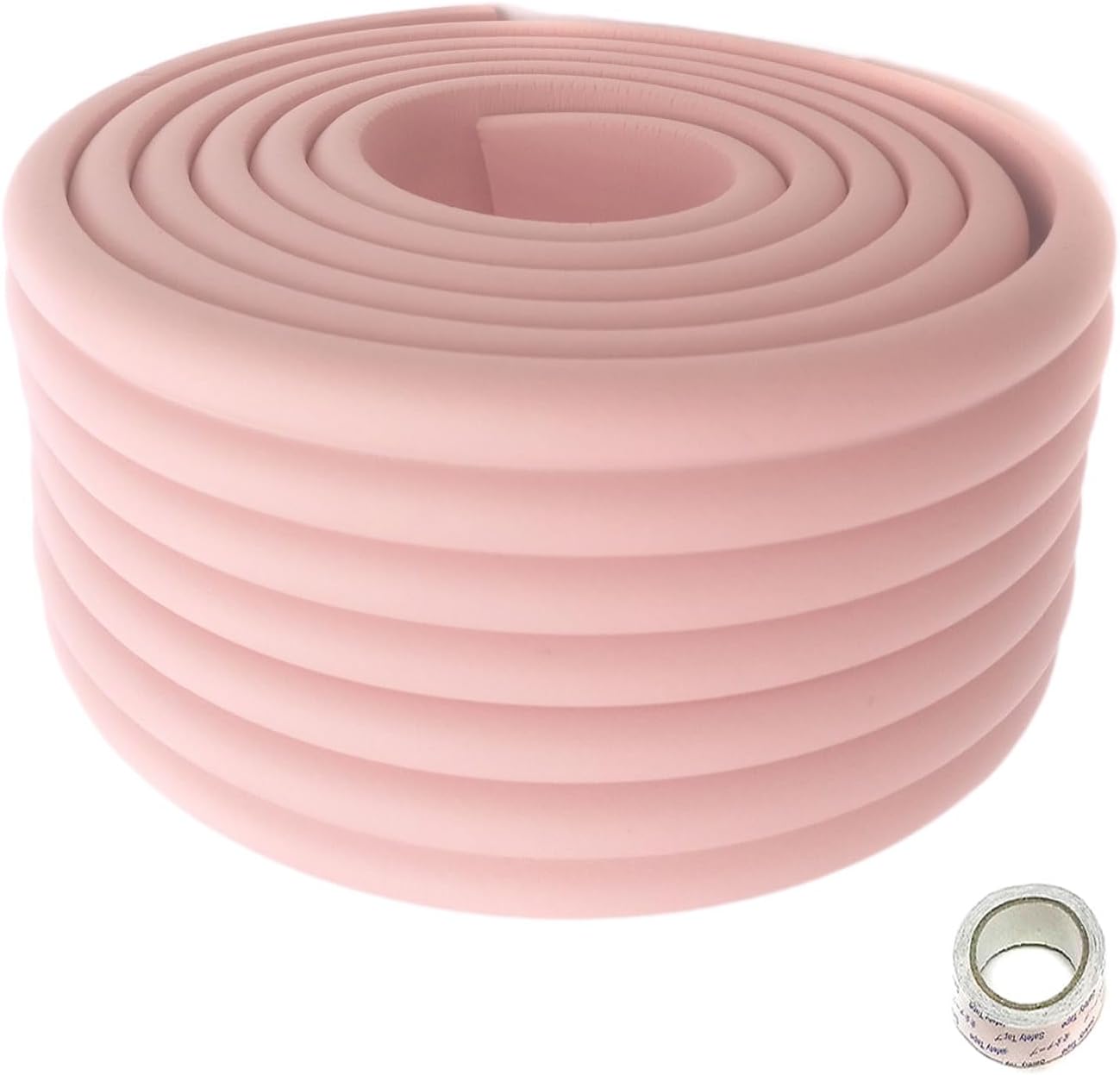 HIMRY Universal Protector Espuma, 200cm x 80mm x 8mm Multiusos anticolisión Protección Espuma Rollo para Bebés niños, No Tóxico, Seguridad Protectores Superficie & Bordes, Rosado, KXD7002-pink