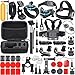 Price comparison product image Leknes Accessories for GoPro Hero 6 Hero5 Gopro 4 3 2 1 GoPro Hero Session, Action Camera Mounts for SJ4000 SJ5000 SJ6000 AKASO EK7000 Apeman A70 APEMAN A80 Xiaomi Yi  WiMiUS Sony Sports DV  in Diving Surfing Running Cycling Camping with Case