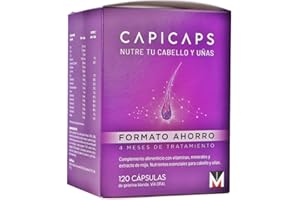 CELORRIOFARMA Capicaps nutre cabello y uñas.- 120 cápsulas .PACK 2UN (TOTAL 240 CÁPSULAS)