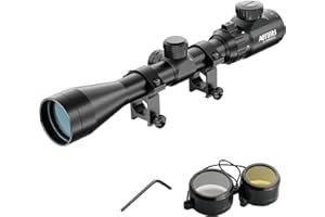 Afranti Rifle Scope with Picatinny Rail Mount and Covers for Hunting