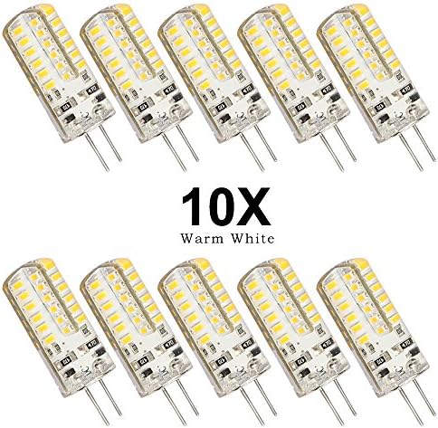10*G4 2.5W LED 48 SMD 3014 LED Bulb DC12V G4 led lamp LED Light Bulbs G4 spotlight bulb lamp Super Bright G4 led Warm White