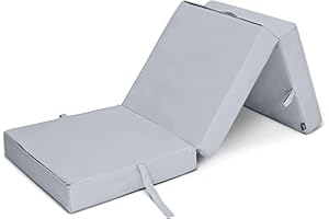 Loft 25 Silver Water Resistant Fold Out Z Bed Cube Mattress with Fastening