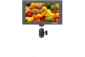 LILLIPUT FS7 - Monitor de 7 pulgadas para cámara réflex digital, 3G, SDI, 4K, HDMI, LCD, IPS, Full HD, 1920 x 1200, portátil para cámaras