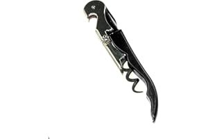 PULLTEX Eddingtons Sacacorchos, Acero Inoxidable, Black,Negro