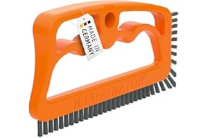 ‎FUGINATOR FUGINATOR® Fugenbürste - Reinigungsbürste zur Fugenreinigung in Bad, WC, Küche usw - Reinigung von Wand- und Bodenfliesen - Handliche Bürste für Fugen und Fliesen