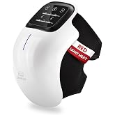 Snailax Knee Massager with Red Light and Heat | Rechargeable Wireless Knee Pad, 3 Vibration Modes, 3 Temperature Levels, LED
