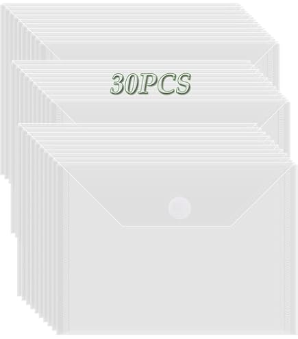 OTCRAFT 10 stks 6.5x6.5 en1pcs 7.1x7.1x2 Stempel & Die Opslag Zakken Haak & Loop Sluiting Clear Seal Bags/Box Opslag Case, Snijden Dies voor Scrapbooking Papier Kaart Craft Snijden Dies Opslag