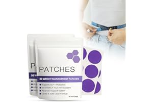 NHPY 60 Stück Schnell Fettverbrenner Slimming Patch,Hautfreundliche Gewichtsverlust,Für Schlanke Taille & Weniger Bauchfett