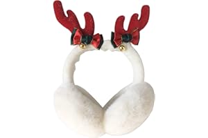 IHCEMIH Cache-oreilles pour Femme Accessoires d'Hiver Peluche Moelleux Pliable Thermique pour l'Extérieur Ski Course Oreilles Protection Contre le Vent Froid Cadeau pour Filles Femmes Adultes