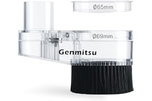 Genmitsu Stopka przeciwpyłowa CNC do maszyn CNC silnik wrzeciona / kompaktowy router o średnicy netto 65 mm/ 69 mm, adapter węża średnica zewnętrzna 38 mm, przezroczysta