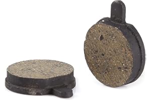 EJOYOUS Klocki hamulcowe tarczowe, okrągłe klocki hamulcowe do roweru, motocykla, 4 pary żywicznych i półmetalowych klocków hamulcowych, ciche hamowanie