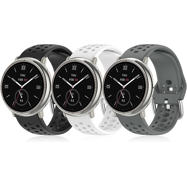Kwmobile 2x Cinturino TPU Silicone Fibbia Compatibile Con 20mm Smartwatch Strap (Universal) Cinturino - Cinturini 14-22 Cm