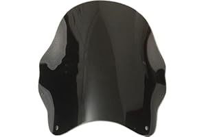 NOVEMS Pare Brise Moto Pour Yamaha Pour V-MAX Pour VMAX 1200/1300 1985-2007 Pare-brise De Moto Avec Support De Montage Pour VMAX1200 Pour VMAX1300 Déflecteur d'air pare-brise (Couleur : Model D)