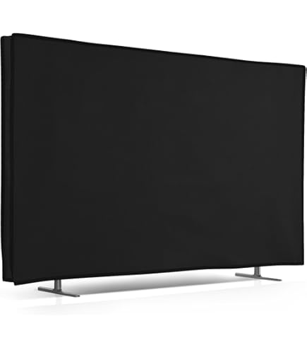 Hixingo Housse Pour TV, Paysage Housse De Protection Télévision Housse Protection Écran TV Élastique Housse Télévision Anti Poussière Respirant Housse