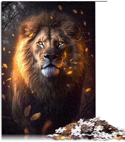 MyPuzzle – Leone In Bianco E Nero – Puzzle Premium 1000 Pezzi – Collezione Puzzle Galaxy