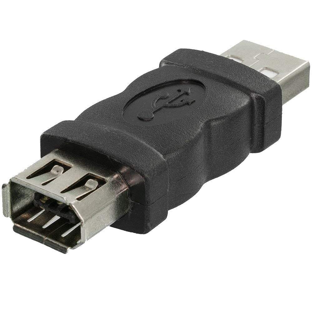 FastSun Firewire Adapters USB Male to FireWire IEEE 1394 6 Pin Female Adapter