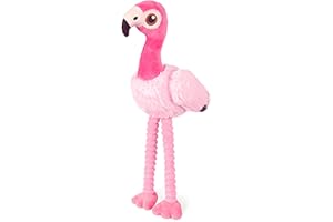 P.L.A.Y. – PET LIFESTYLE & YOU Flamingo, Hundespielzeug, Quitschspielzeug