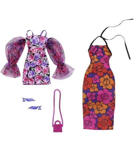 Barbie Fashion Set GJG34 - Giacca Rosa Trasparente, Pantaloncini E 6 Accessori Ispirati Alle Olimpiadi - 3