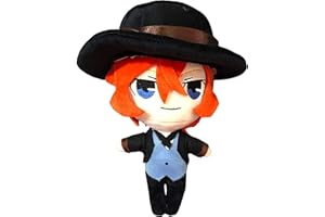 Tongyundacheng Bungo Stray Dogs Peluche Cuscino Bambola 20cm, Dazai Osamu Ryunosuke Nakahara Chuuya Manga Personaggio Figure Anime Farcite Carine Bambole Morbide Decorative