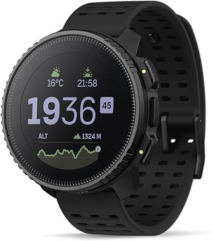 Suunto AMBIT3 Peak Montre GPS Mixte Adulte, Noir, Avec ceinture