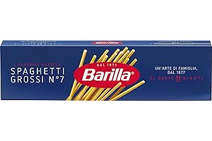 Barilla Pasta Spaghettoni, Pasta Lunga di Semola di Grano Duro, Forma Corposa e Spessore Equilibrato, 500 g
