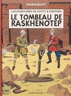 jaquette livre Les Aventures de Scott et Hastings, tome 1 : Le Tombeau de Raskhenotep