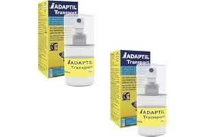 Ceva ADAPTIL Spray de transporte para el mareo por movimiento para perros – Set – 2 x 20 ml