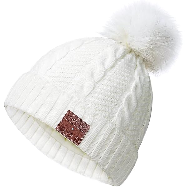 FULLLIGHT TECH Berretto Bluetooth Unisex Invernale Con Cuffie Stereo E Microfono - Cappello In Maglia Con Altoparlanti - Batteria 250 MAh, Volume Fino A 110 DB - Regalo Di Natale Tecnologico - 2