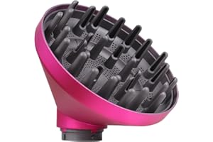 LAYMI Diffuseur pour cheveux longs Dyson Airwrap - Accessoire pour sèche-cheveux - Pour cheveux ondulés et bouclés - Conversion pour cheveux bouclés (rose)