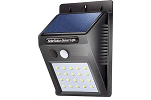 Eyvyn LED Bright Outdoor Security Lights with Motion Sensor Solar Powered Wireless Waterproof Night Spotlight for Outdoor/Gar