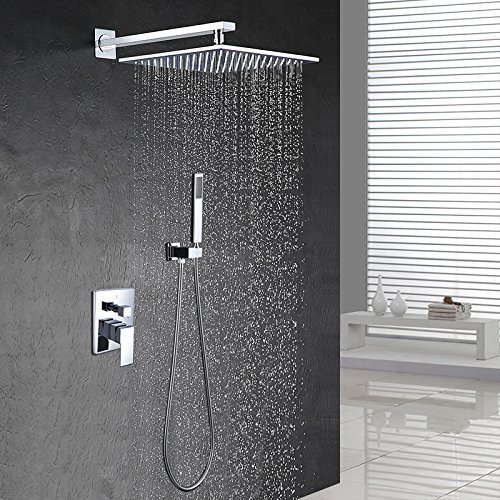 MASCARELLO® 8 “ Quadrat Edelstahl Regen Duschkopf Niederschlag Badezimmer Top Sprayer Neu - 8