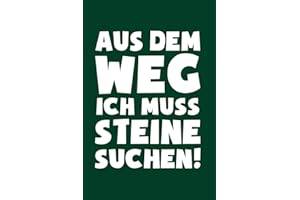 Geologie: Muss Steine suchen!: Notizbuch / Notizheft für Geologe Gesteinskunde Petrologie A5 (6x9in) dotted Punktraster
