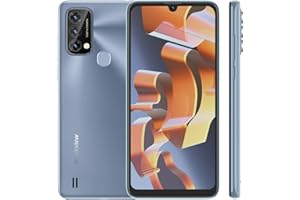 Blackview Smartphone Unlocked A50(2022), Unisoc T310 Quad-Core 3GB+64GB, ekran HD+ 6.088, aparat 13MP+5MP, bateria 4280mAh, telefon komórkowy 4G Dual SIM Android 11, odciski palców GPS, niebieski