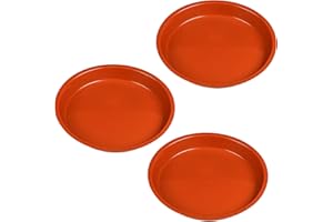 GYTFOG 3PCS Hedgehog Bowl Set, Hedgehog Feeding Station for Food and Water, Durable Plastic Dishes for Wildlife Garden, Outdoor Pet Care, Low-Profile 2CM Deep Design