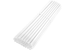 cyclingcolors 72x Couvre Rayon Roue Avant arrière Jante Tube Paille Fendue 235 mm (21 Pouces) idéal vélo BMX Fixie Moto cyclomoteur Pit Dirt Cross