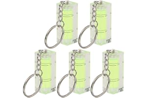 RITOEASYSPORTS Paquete de 5 niveles de burbuja cuadrados de burbuja de nivel de alta precisión con llavero para trípodes, máquinas, colgar cuadros