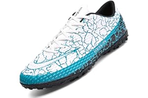 VTASQ Chaussures de Football Homme High Top Professionnel Athlétisme Entrainement Adolescents Garçon Spike Antidérapant Chaussures de Sport Crampons Professionnel Unisexes