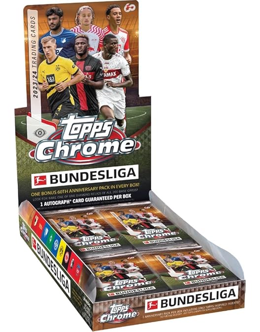 2022/23 Topps Chrome Bundesliga Soccer (Fussball) Hobby Box  