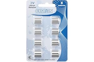 Jsoprtvr - CR1/3N DL1/3N Batteries,3V 170mAh Battery, for CR11108 2L76 K58L,Pet Electronic Collars, Laser Sights, GPS Batteries, Car, Smart Home Devices etc(8-PCS)