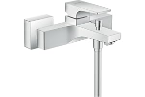 hansgrohe Metropol Jednouchwytowa bateria wannowa, montaż natynkowy, uchwyt jednoramienny chrom, 32540000