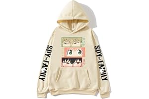 zhedu Spy X Family Hoodies Anya Forger Anime Hoodies Printed Oversize Hoodie Men Women Style Hip-Hop Sweatshirt Streetwear