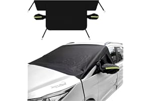 JNNJ Car Windshield Cover, Car Windscreen Covers Frost for Winter, Ice Protection Foils Snow Windshield Front Window Screen Cover, Car Windscreen Protector Sunshade Reflective Windshield Cover